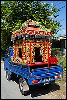 Funeral vehicle. Tra Vinh, Vietnam ( color)
