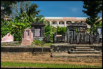 Vo Family cemetery. Tra Vinh, Vietnam (color)