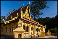 Ang Pagoda in Khmer style. Tra Vinh, Vietnam ( color)