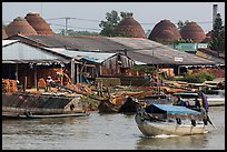 Riverside brick ovens. Sa Dec, Vietnam ( color)