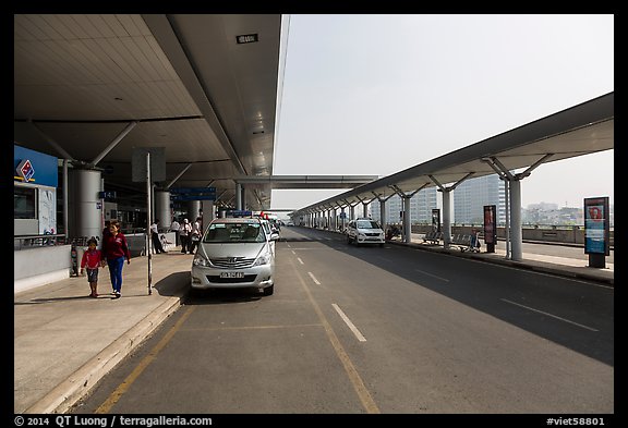 Departure level, Ho Chi Minh City Airport. Ho Chi Minh City, Vietnam (color)