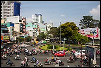 Traffic from above. Ho Chi Minh City, Vietnam ( color)