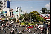 Traffic from above. Ho Chi Minh City, Vietnam