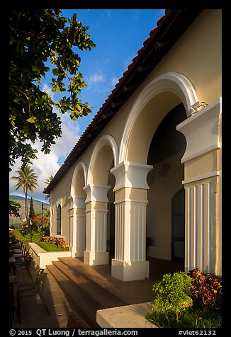 Colonial customs house, Con Son. Con Dao Islands, Vietnam (color)