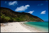 White sand on Cat Lon Beach, Bay Canh Island, Con Dao National Park. Con Dao Islands, Vietnam ( color)