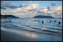 Popular main beach, Con Son. Con Dao Islands, Vietnam ( color)