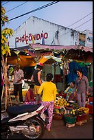 Market at dusk, Con Son. Con Dao Islands, Vietnam ( color)