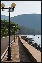 Con Son Seafront promenade. Con Dao Islands, Vietnam ( color)