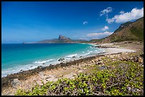 Coastline with turquoise water. Con Dao Islands, Vietnam ( color)