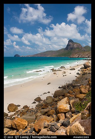 Nhat Beach and Ba Island. Con Dao Islands, Vietnam (color)