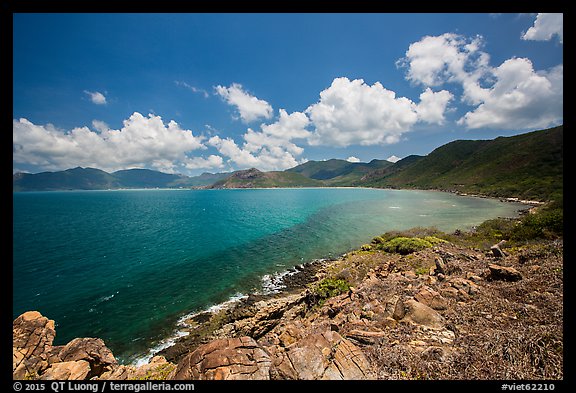 Con Son Bay from Chim Chim Cape. Con Dao Islands, Vietnam (color)