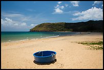 Coracle on Dam Trau Beach. Con Dao Islands, Vietnam ( color)
