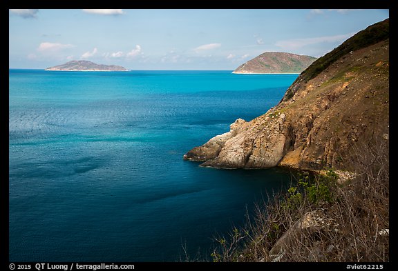 Cau Islet, Bay Canh Island, and Tau Be Cape. Con Dao Islands, Vietnam (color)