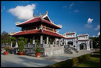 Shrine and gate, Hang Duong Cemetery. Con Dao Islands, Vietnam ( color)