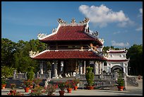 Shrine, Hang Duong Cemetery. Con Dao Islands, Vietnam ( color)