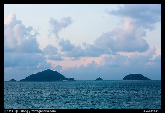 Islets and Con Son Bay. Con Dao Islands, Vietnam (color)
