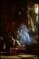 Altar in Tam Thanh Cave. Lang Son, Northest Vietnam