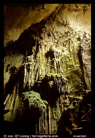 Cave formations, Tam Thanh Cave. Lang Son, Northest Vietnam