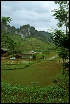 Cultures, homes, and peaks, Ma Phuoc Pass area. Northeast Vietnam