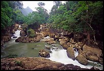 Dau Dang cascades of the Nang River. Northeast Vietnam