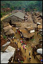 View of the market, Cho Ra. Northeast Vietnam