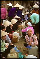 Alcohol stand, Cho Ra Market. Northeast Vietnam