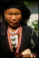 Elderly tribewoman, near Mai Chau. Vietnam