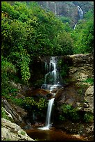 Silver Falls (Thac Bac) near Sapa. Sapa, Vietnam (color)