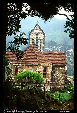 French church, Sapa. Sapa, Vietnam