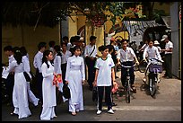 Uniformed school children. Ho Chi Minh City, Vietnam ( color)