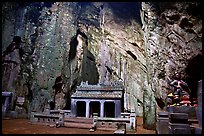 Troglodyte temple, Marble Mountains. Da Nang, Vietnam ( color)