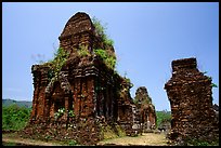 Ruined Champa towers. My Son, Vietnam