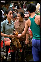 Market scene. Hanoi, Vietnam (color)