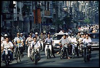 Traffic: there are 2 million motorcycles and the number of cars is growing everyday. Ho Chi Minh City, Vietnam