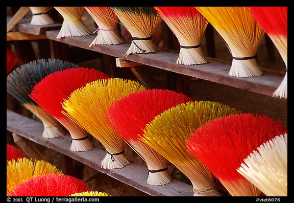 Incense sticks. Hue, Vietnam