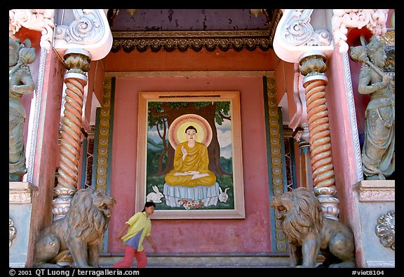 Tay Anh pagoda. Chau Doc, Vietnam