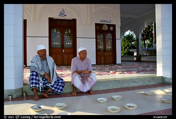 Mosque in Cham minority village.. Chau Doc, Vietnam