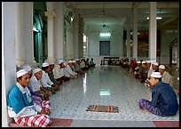 Ceremony in mosque in Cham minority village. Chau Doc, Vietnam