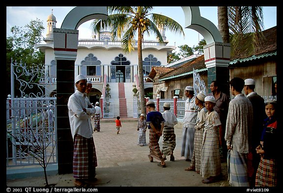 Mosque in Cham minority village. Chau Doc, Vietnam