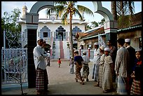Mosque in Cham minority village. Chau Doc, Vietnam (color)