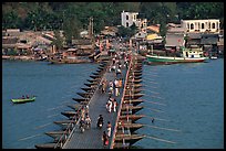 Flotting bridge. Ha Tien, Vietnam