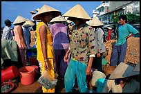Colorful fish market. Ha Tien, Vietnam ( color)