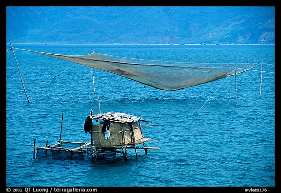 Fishing net,  Nha Trang. Vietnam (color)