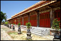 Hall of the mandarins, citadel. Hue, Vietnam ( color)