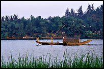 On the Perfume river. Hue, Vietnam (color)