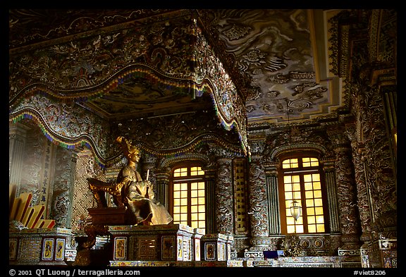 Khai Dinh tomb. Hue, Vietnam