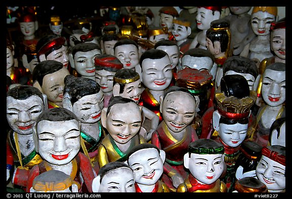 Water puppets. Hanoi, Vietnam (color)