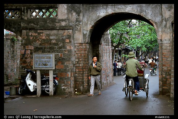 Gates of the old city. Hanoi, Vietnam