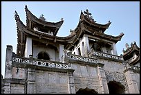 Phat Diem cathedral, built in chinese architectural style. Ninh Binh,  Vietnam