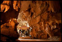 Cave sanctuary near Tam Coc. Ninh Binh,  Vietnam (color)